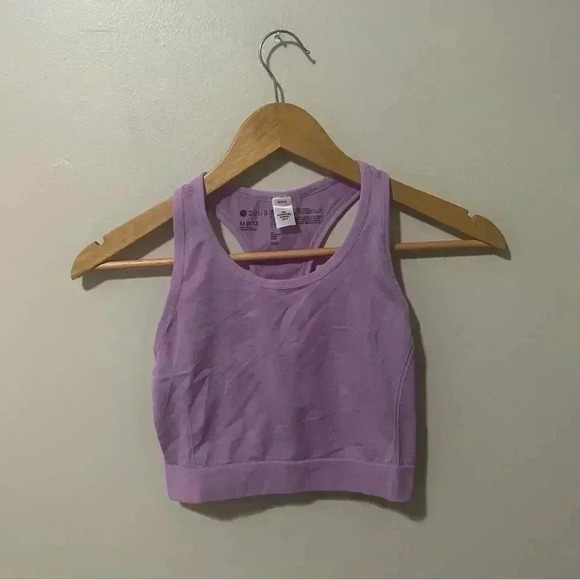 NWOT Zella Lilac Seamless Bralette/Top  M - Picture 5 of 5